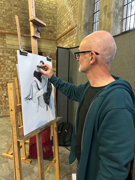Two more life drawing sessions and one open studios