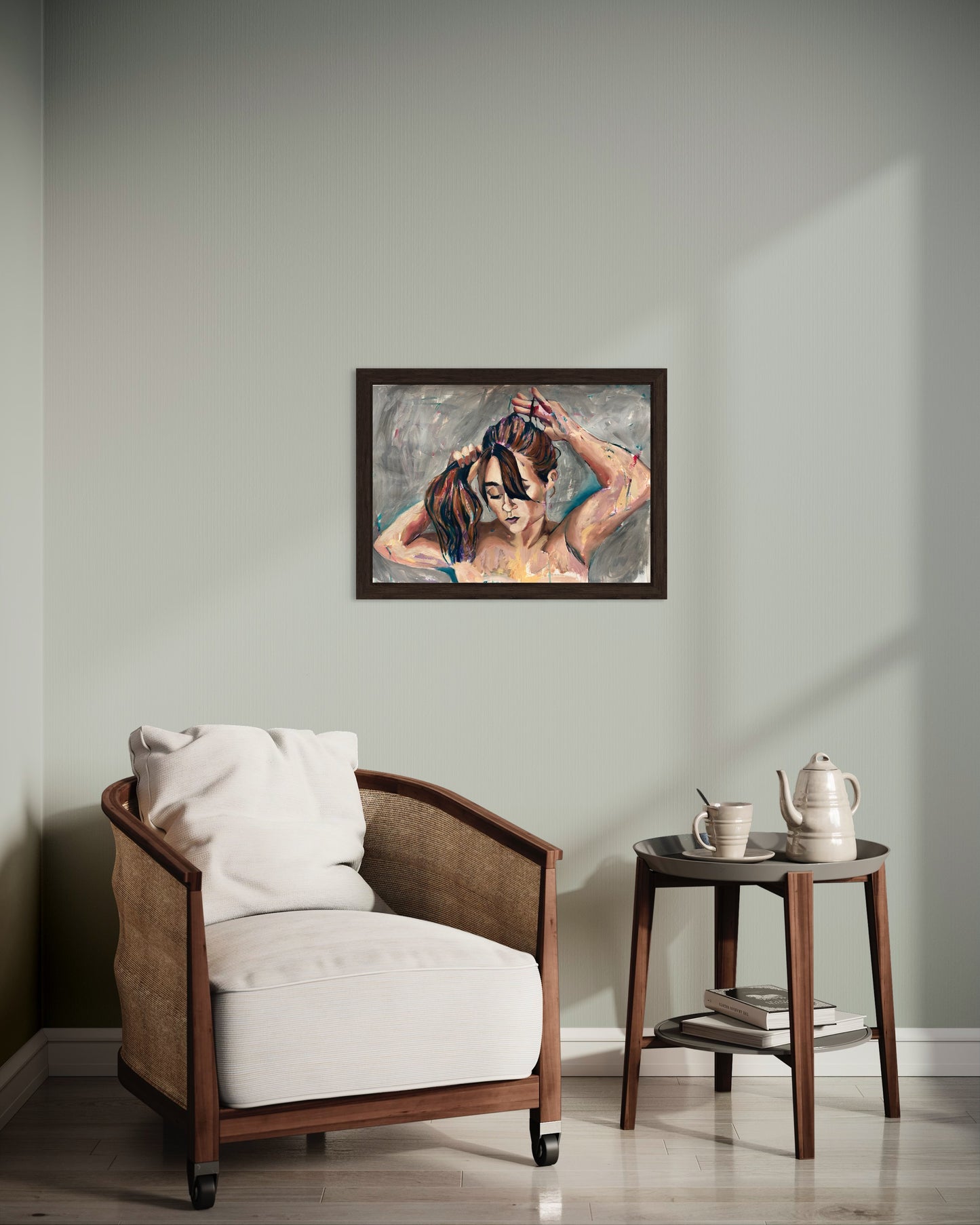 Giclée print, Hair up
