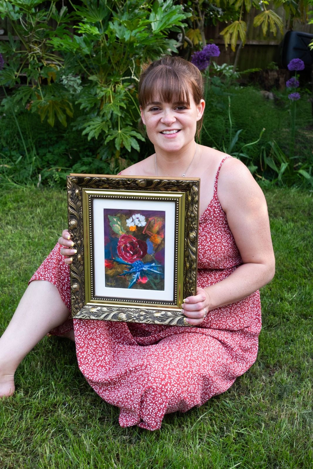 Supermarket Wedding Bouquet study, original framed