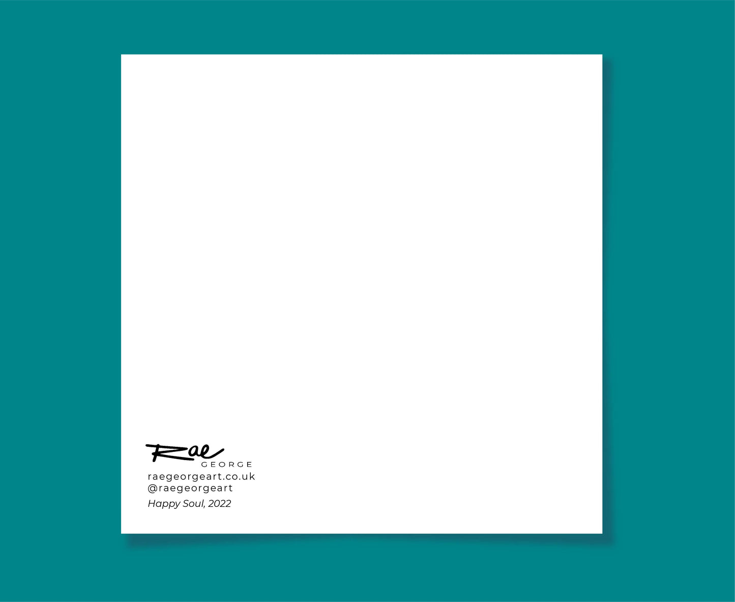 Greetings card, Happy Soul, 2022
