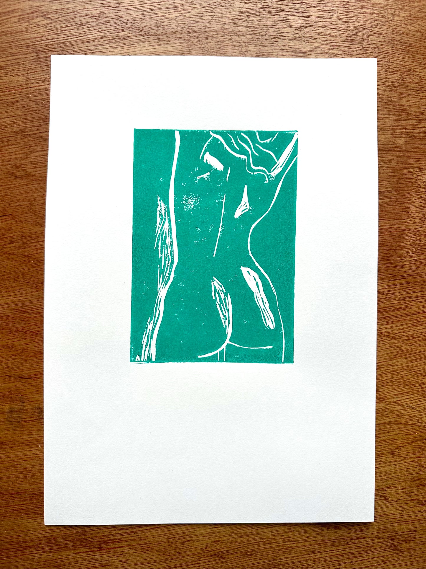 Lino print, Bootylicious
