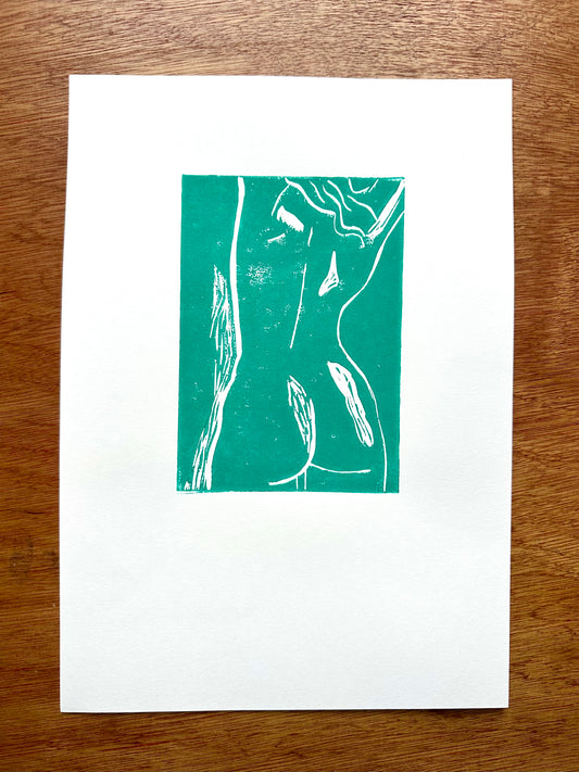 Lino print, Bootylicious