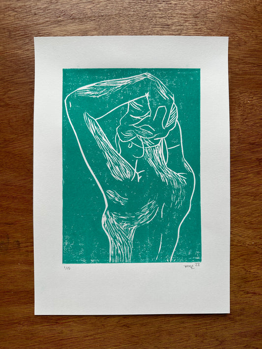 Lino print, Sexy Back