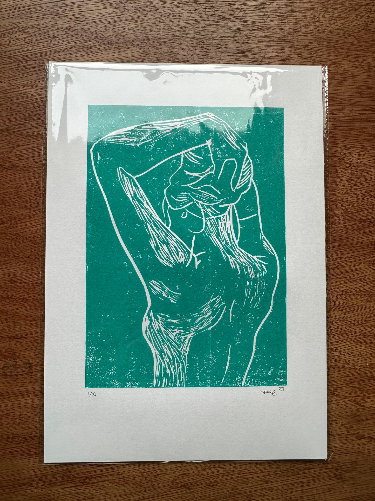 Lino print, Sexy Back