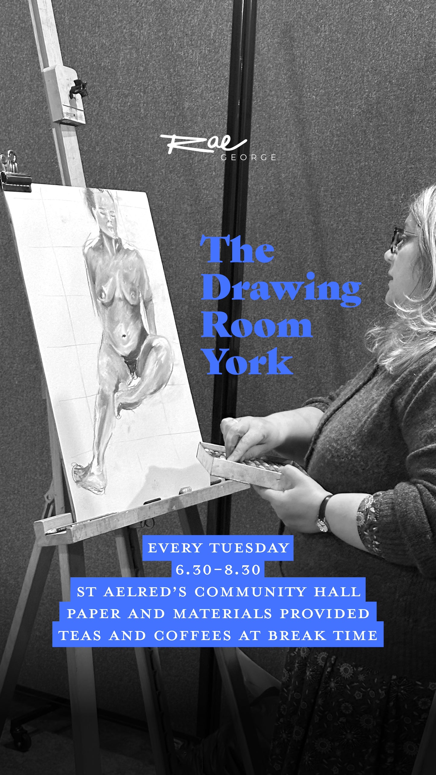 The Drawing Room York | Life Drawing Workshops in Tang Hall, Tuesday 2nd December 2025