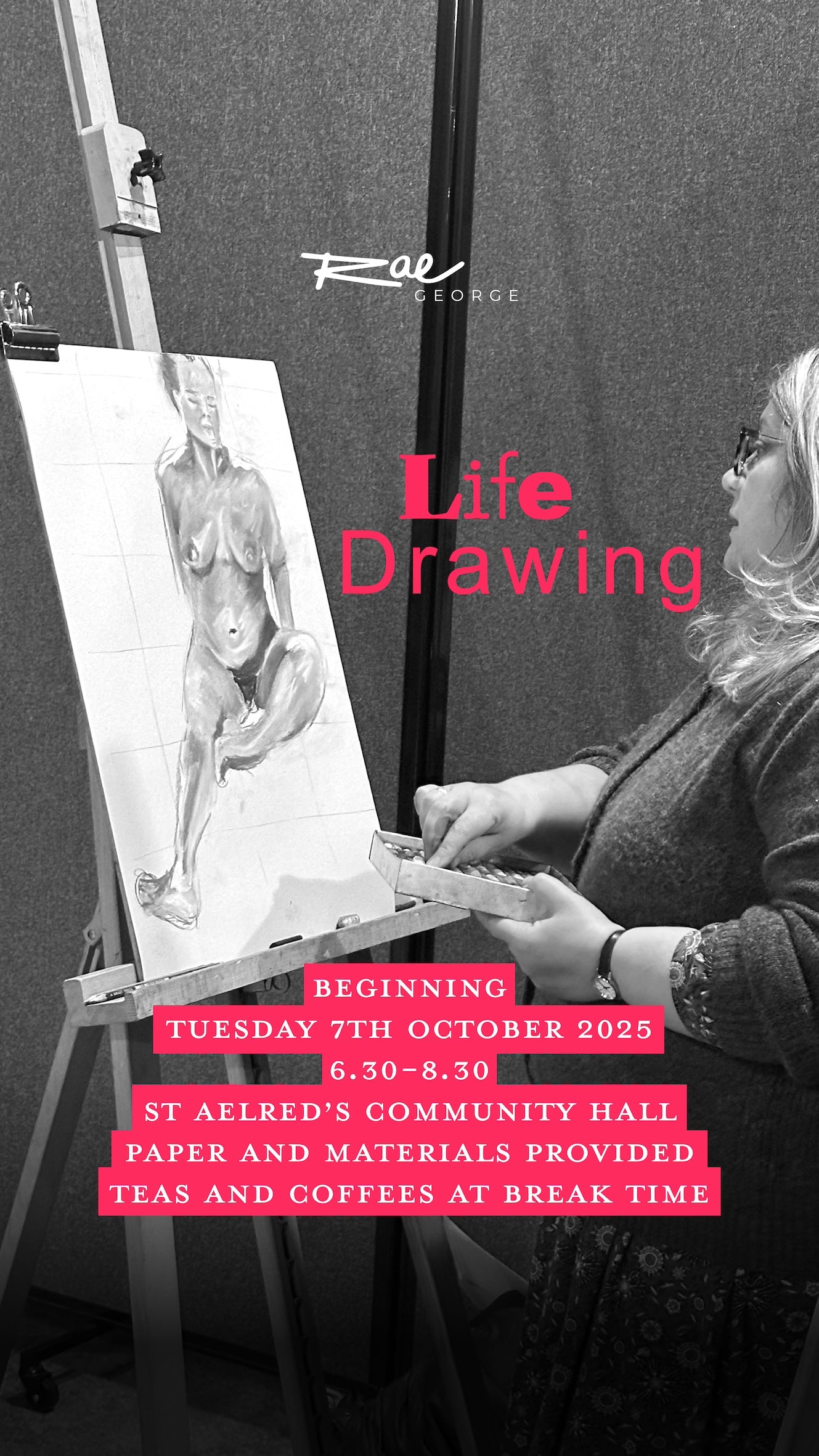 Life Drawing Tuesday 7th October 2025