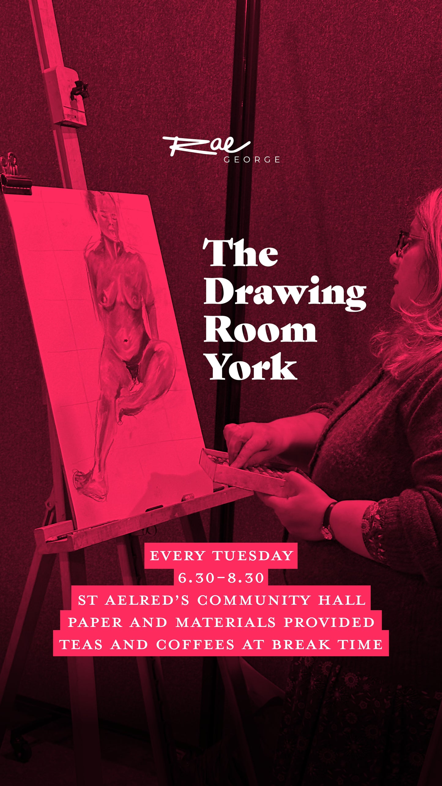 The Drawing Room York | Life Drawing Workshops in Tang Hall, Tuesday 25th November 2025