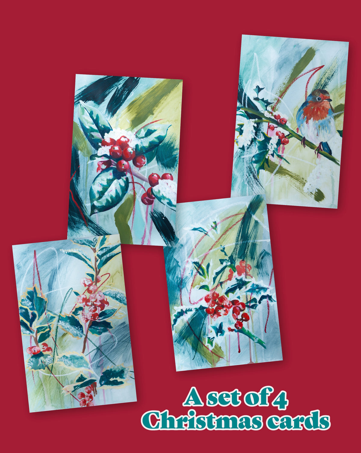 A Set of 4 Christmas Cards