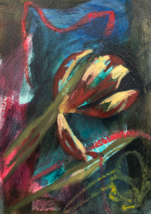 Red Spring Tulip IIII, 2025