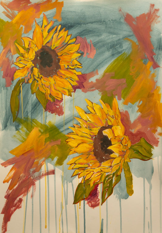 Two Sunflowers, 2025